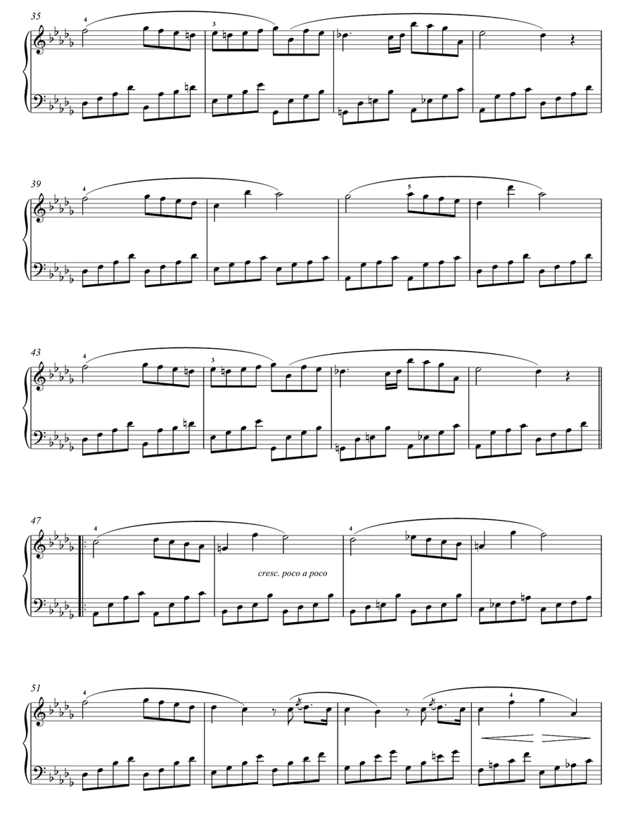 Sonata No. 2 In Bb Minor, Op. 35 (Funeral March) Piano Solo scores gallery preview page 3