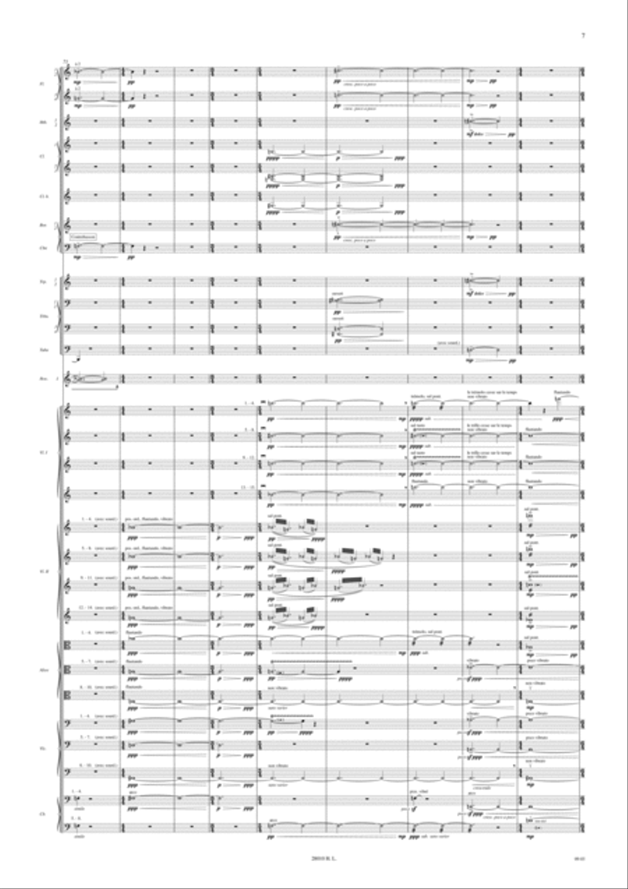 Le Cypres Blanc Orchestra scores gallery preview page 4