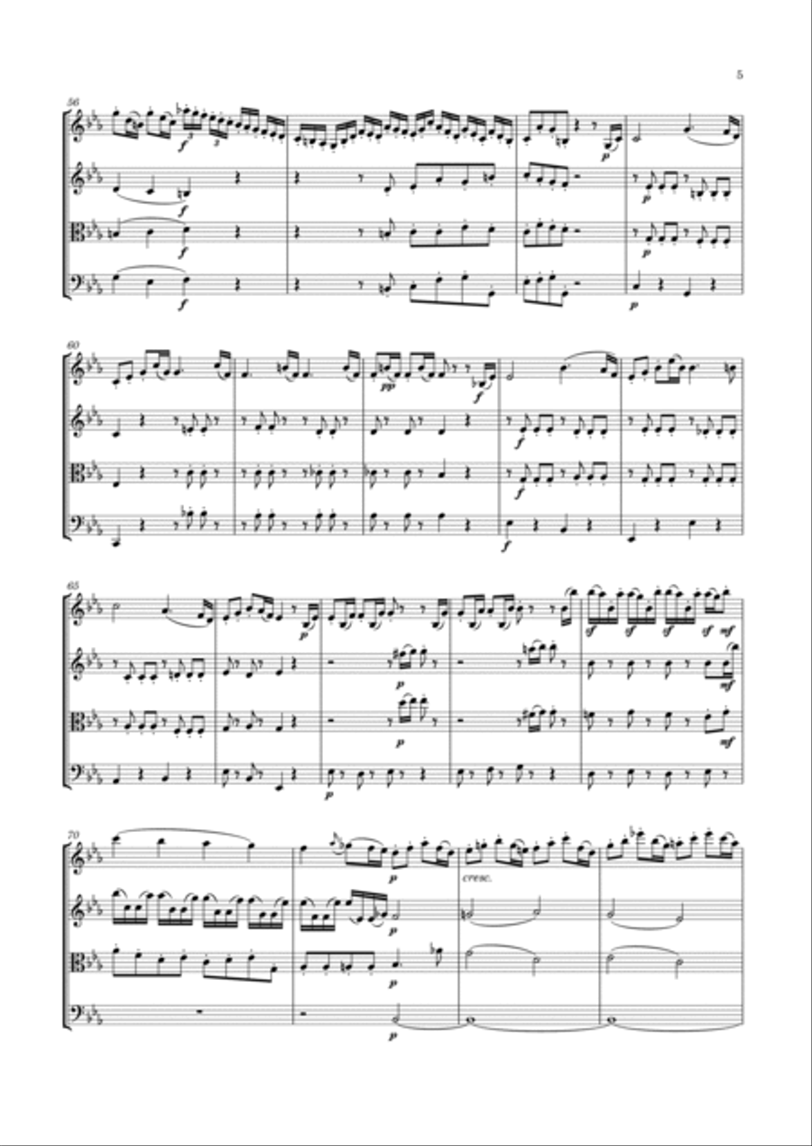 Haydn - String Quartet in E flat major, Hob.III:38 ; Op.33 No.2 · 