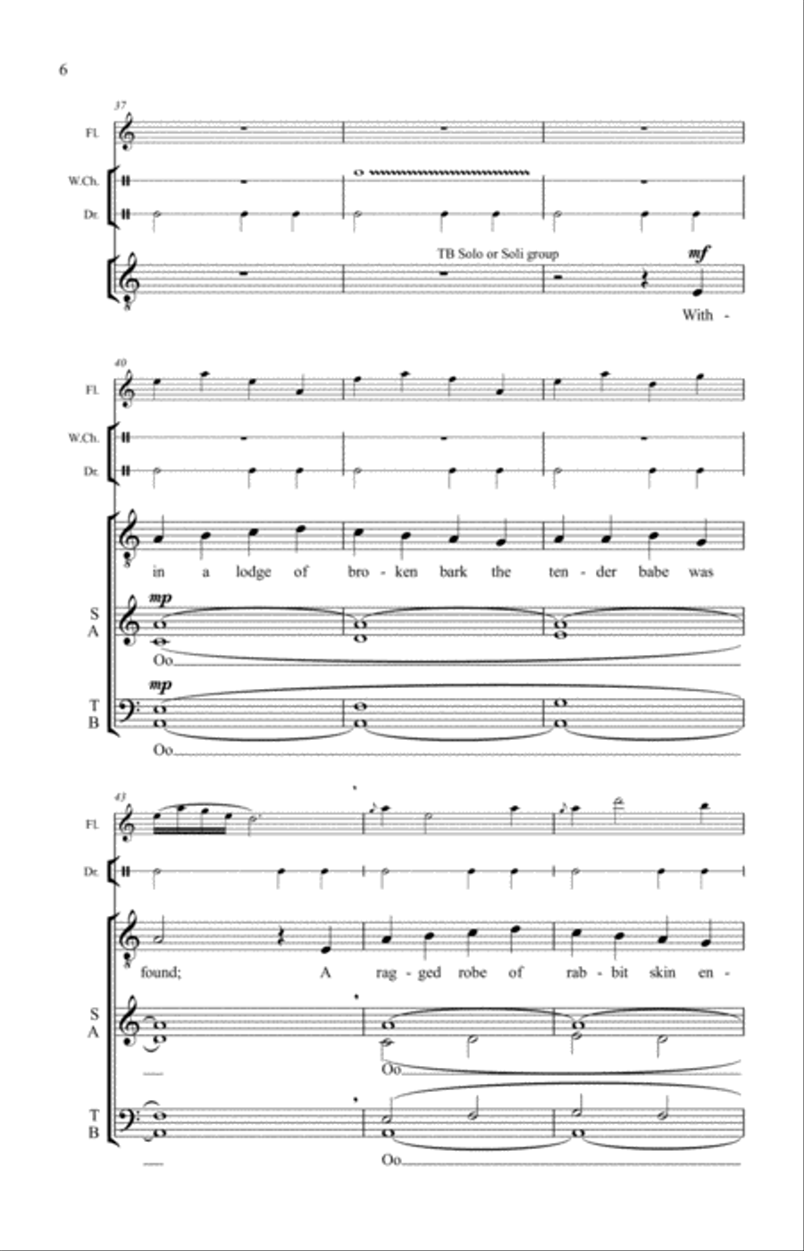 Huron Carol Huron Carol 4-Part scores gallery preview page 5