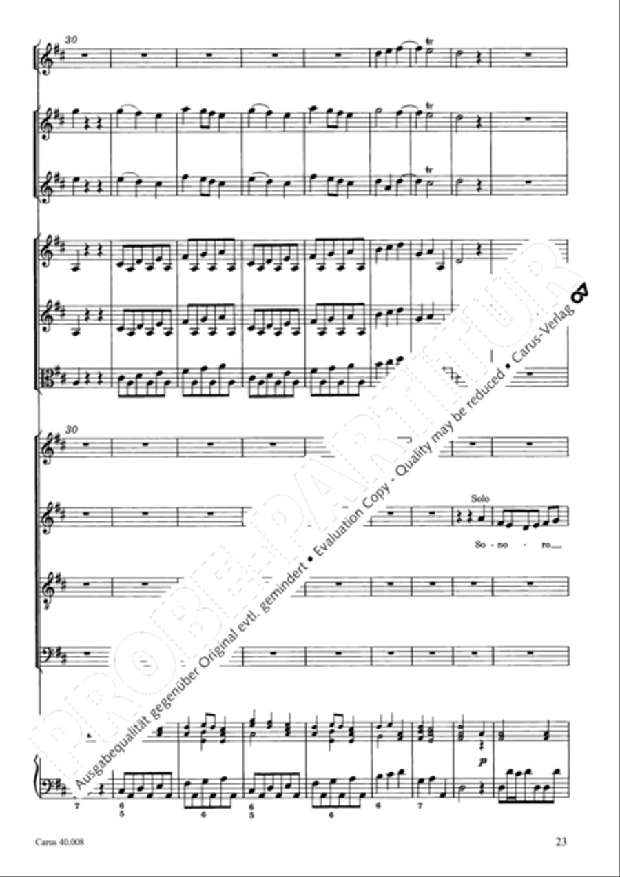 Introduzione e Gloria 4-Part scores gallery preview page 24