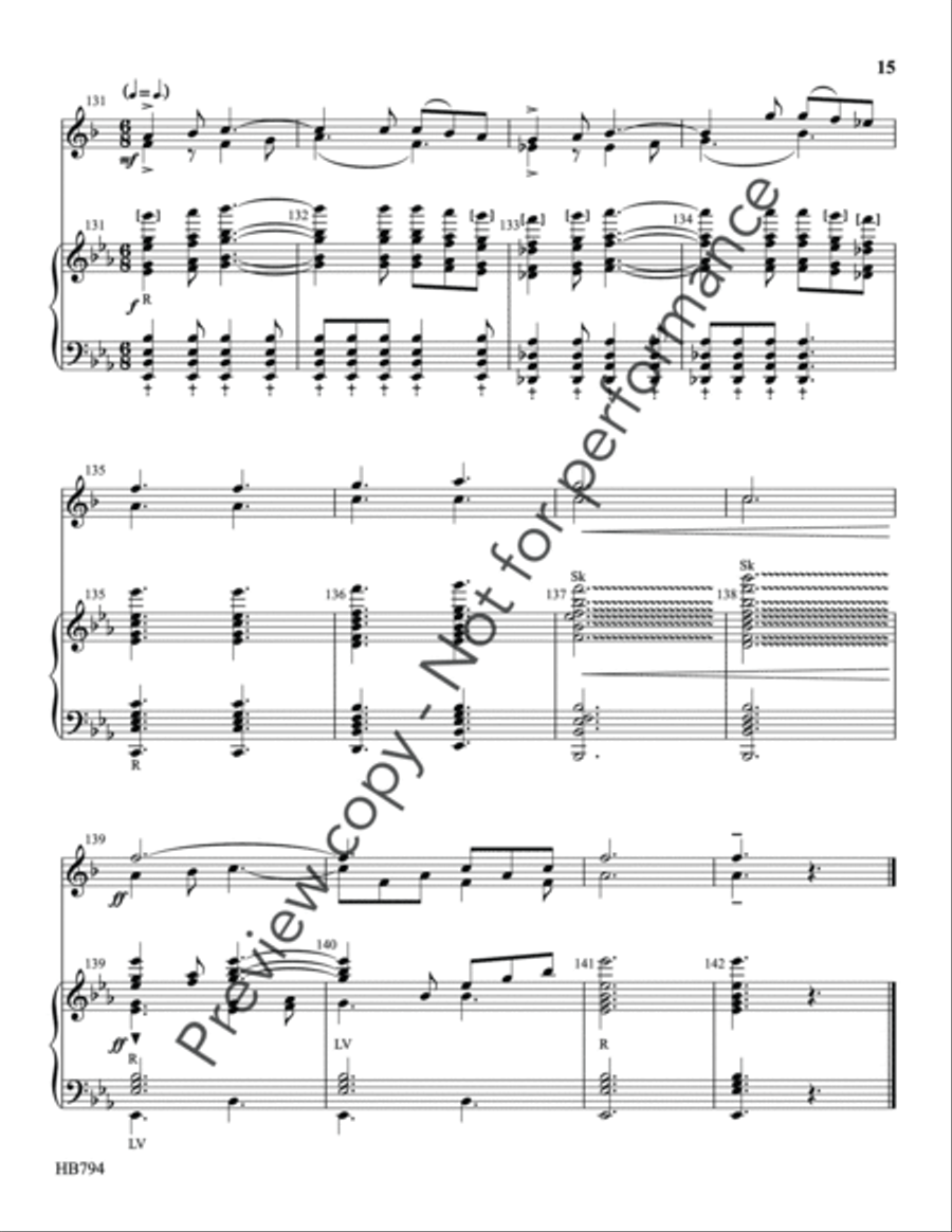 Joyful, Joyful, We Adore Thee - Tucker - full score 5-Octaves scores gallery preview page 14