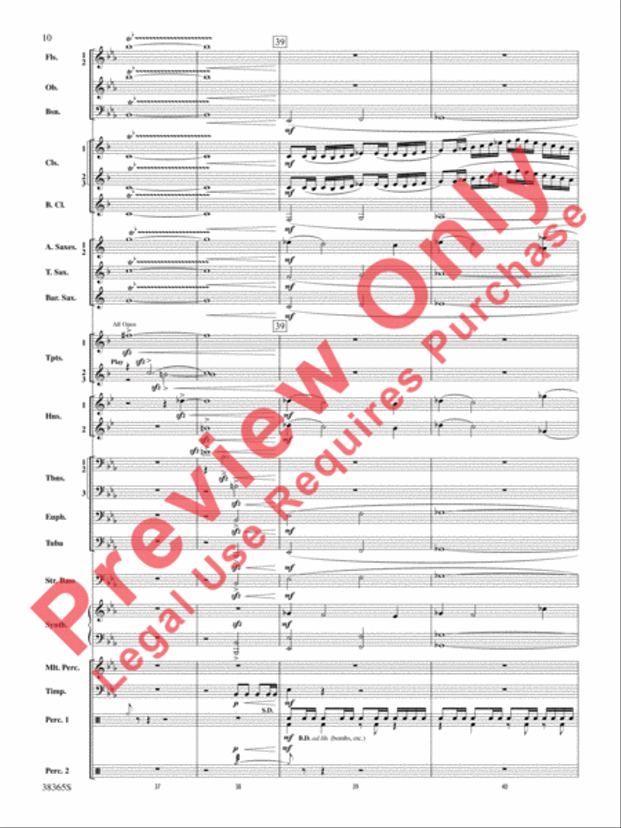 Crossroads to the Future Concert Band scores gallery preview page 11