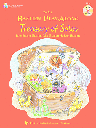 Book cover for Bastien Play-Along, Treasury Of Solos, Book 1