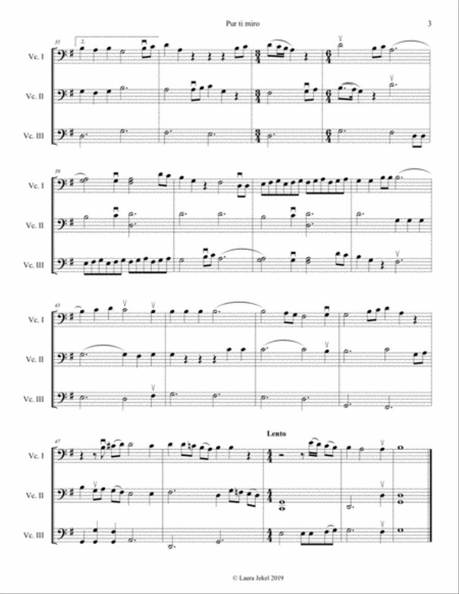 Four Baroque Cello Trios Four Baroque Cello Trios String Trio scores gallery preview page 4