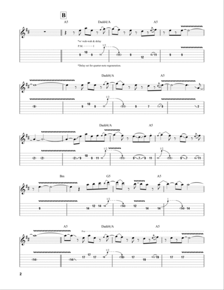 Summer Song Electric Guitar scores gallery preview page 2