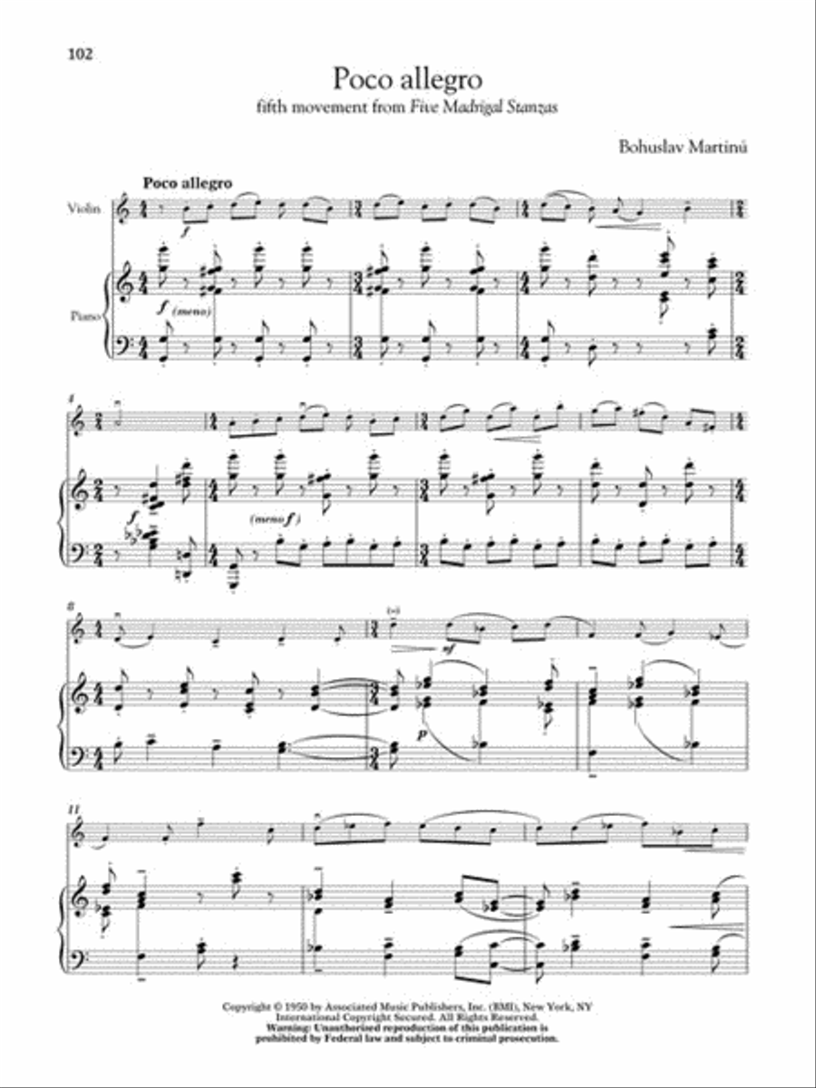 The G. Schirmer Violin Anthology Violin Solo scores gallery preview page 12