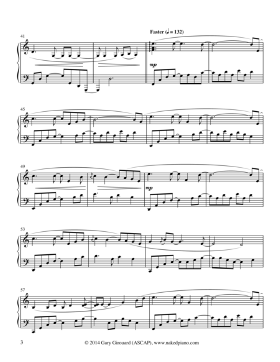 Dreams Piano Solo scores gallery preview page 3