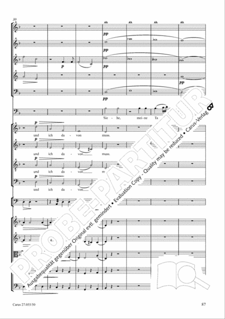 Ein Deutsches Requiem (German Requiem) 4-Part scores gallery preview page 94