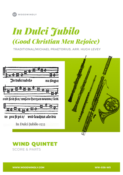 In Dulci Jubilo (Good Christian Men Rejoice) for Wind Quintet image number null