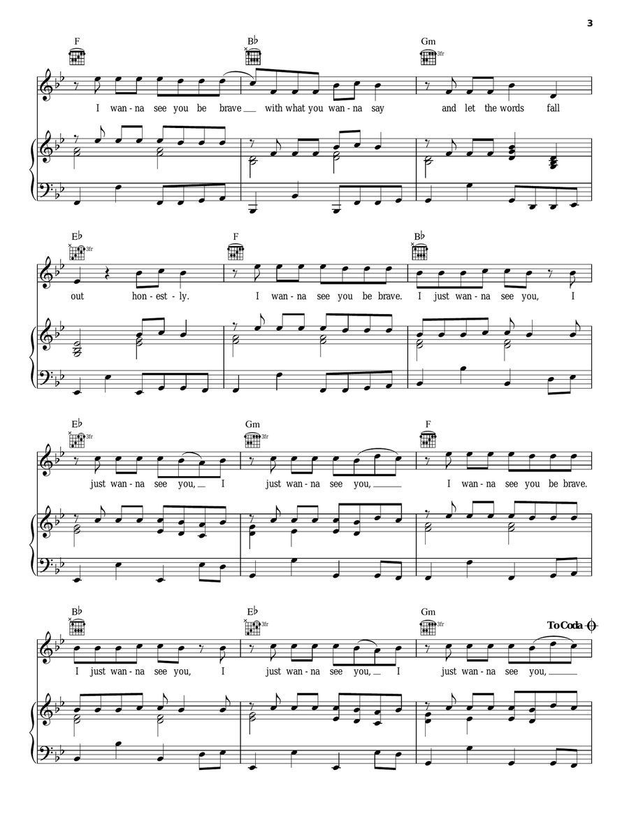 Brave Acoustic Guitar scores gallery preview page 3