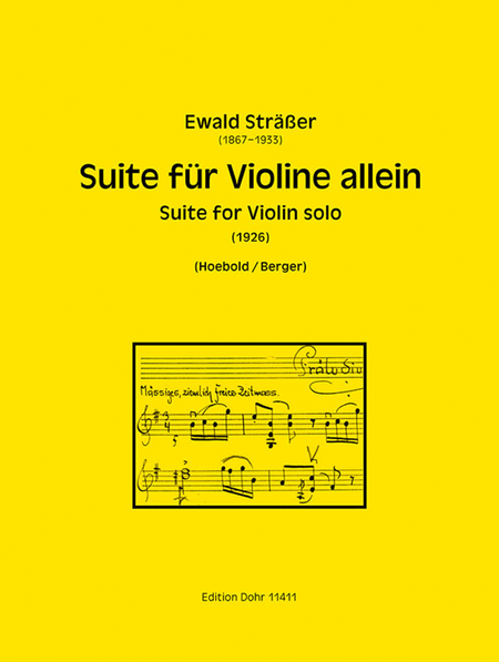 Suite für Violine allein (1926)