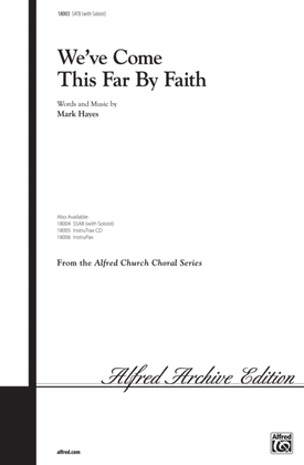 Book cover for We've Come This Far by Faith