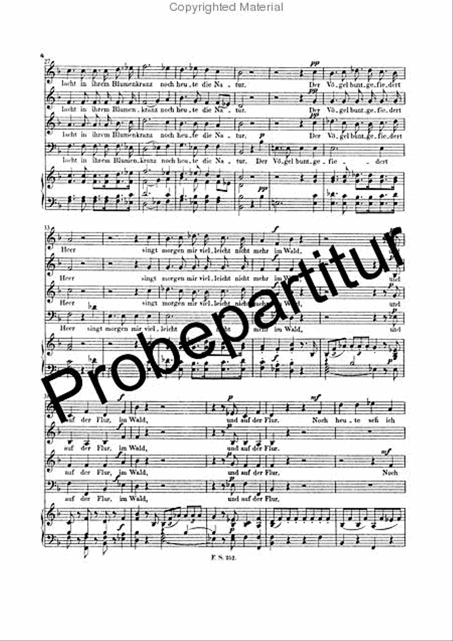 An die Sonne D 439 An die Sonne D 439 Choir scores gallery preview page 4