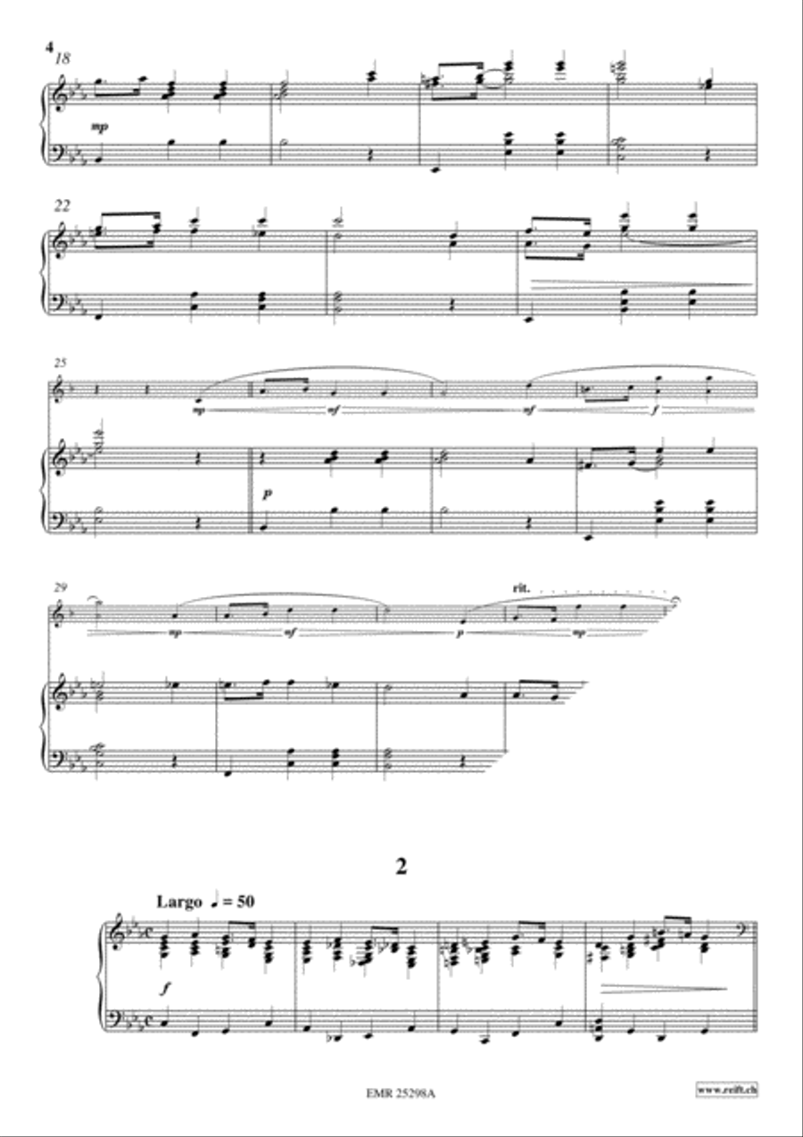 2 Preludes Trumpet Solo scores gallery preview page 4