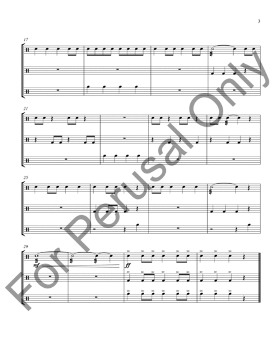 Ten Elementary Percussion Ensembles Percussion Ensemble scores gallery preview page 4