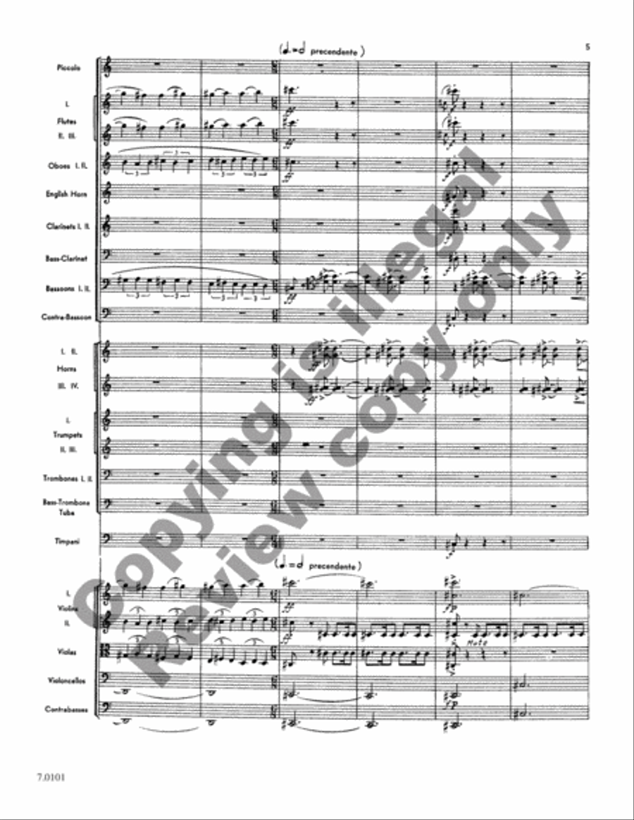Symphony No. 1 Symphony No. 1 Full Orchestra scores gallery preview page 7