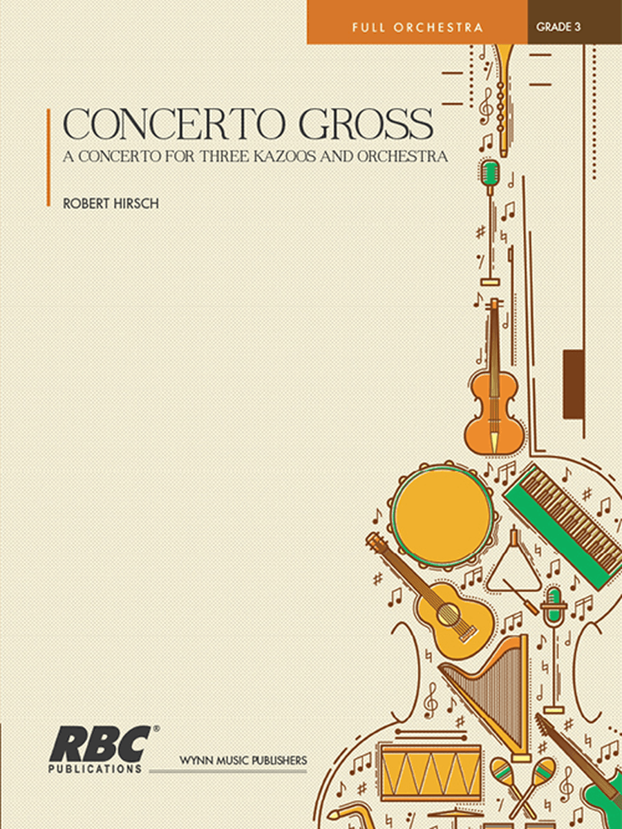 Concerto Gross Orchestra Full Orchestra scores gallery preview page 1