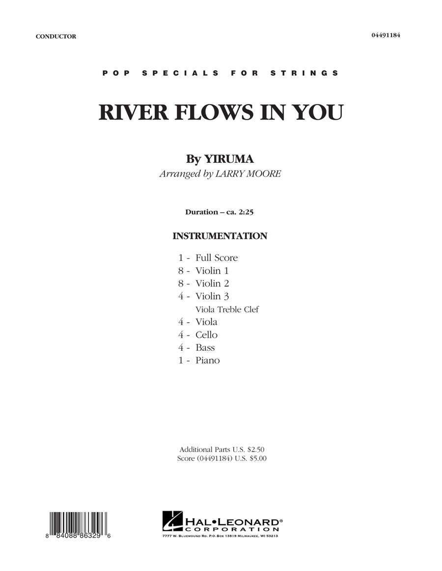 River Flows In You - Full Score Orchestra scores gallery preview page 1