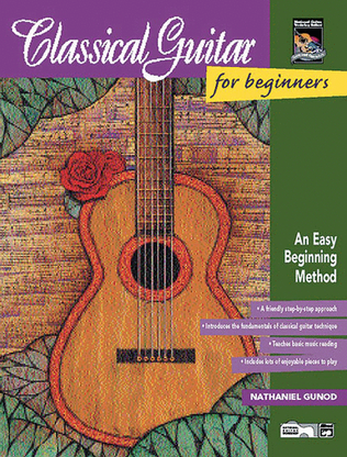 Book cover for Classical Guitar for Beginners