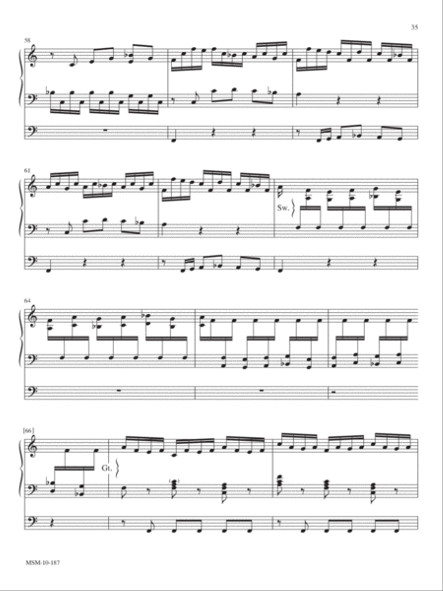 We Thank Thee, Lord Organ scores gallery preview page 6