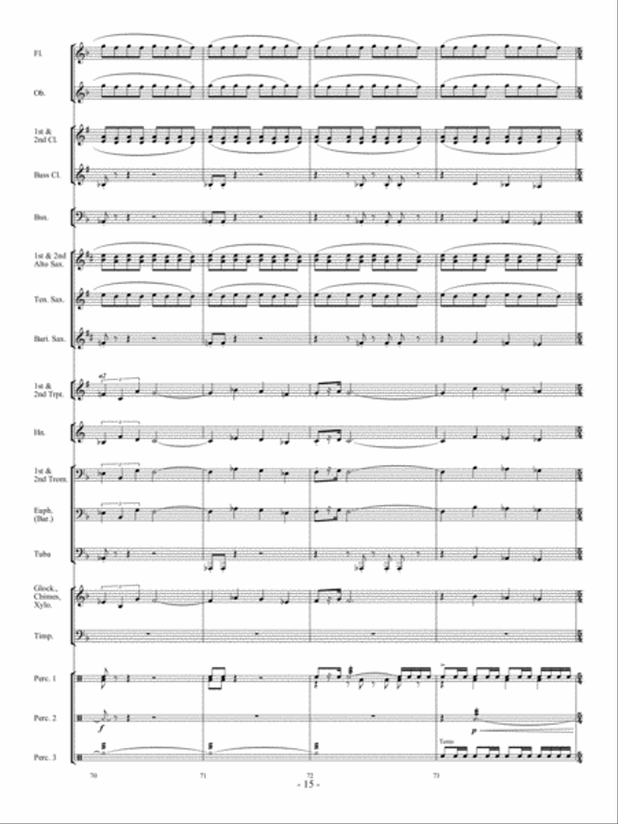 Zoom! Concert Band scores gallery preview page 14