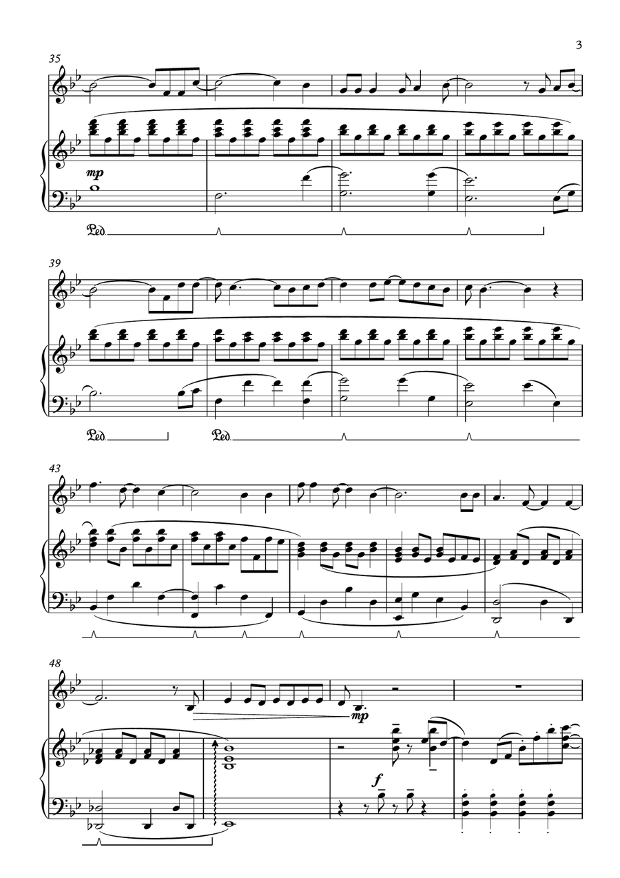 Let It Go (from Frozen) Violin Solo scores gallery preview page 3