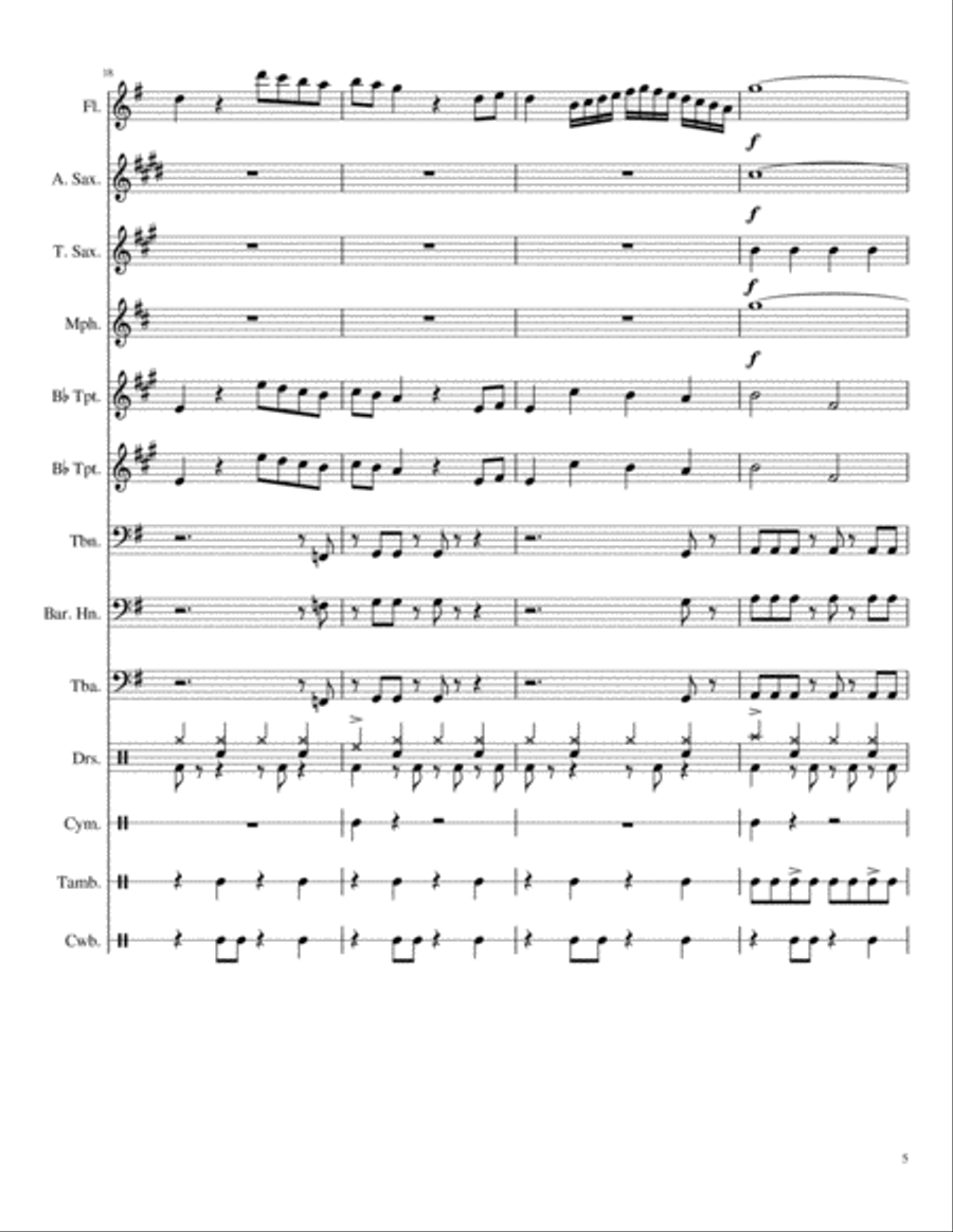 Shake It Off Shake It Off Large Ensemble scores gallery preview page 5