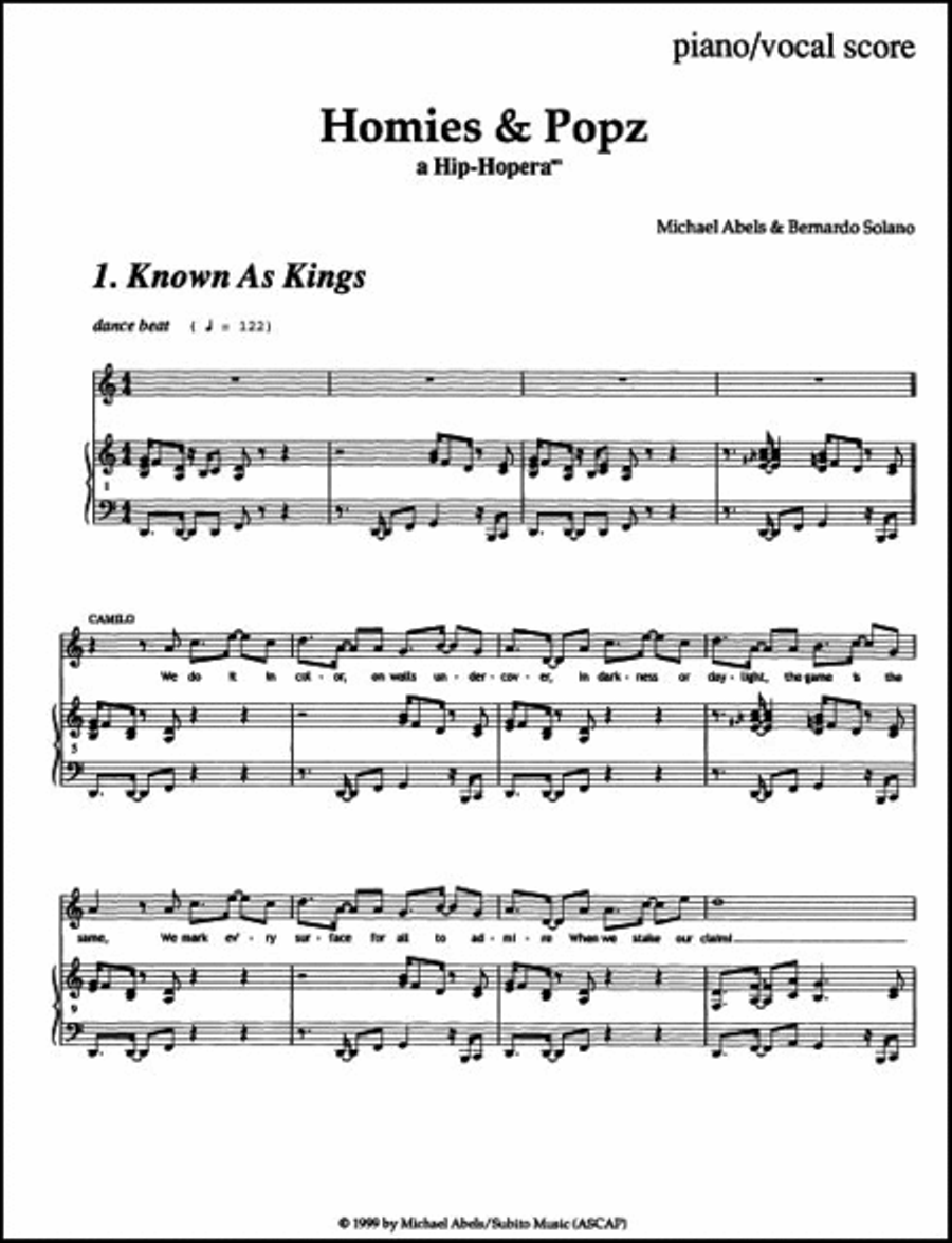 Homies and Popz Homies and Popz Choir scores gallery preview page 4
