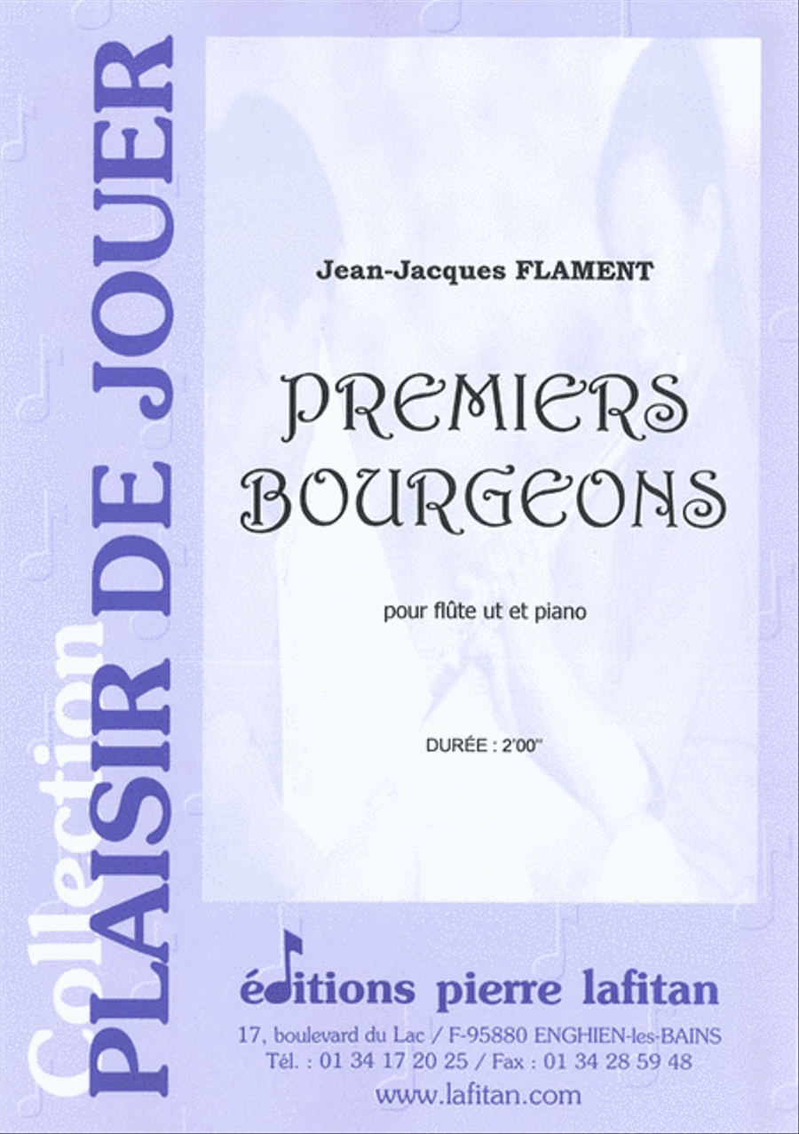 Premiers Bourgeons Flute Solo scores gallery preview page 1