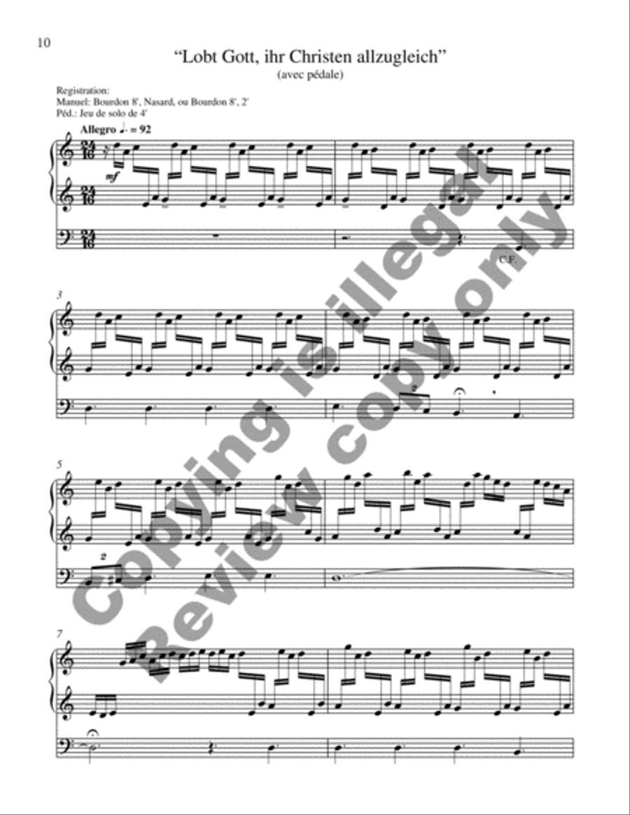 38 Chorals Organ scores gallery preview page 7