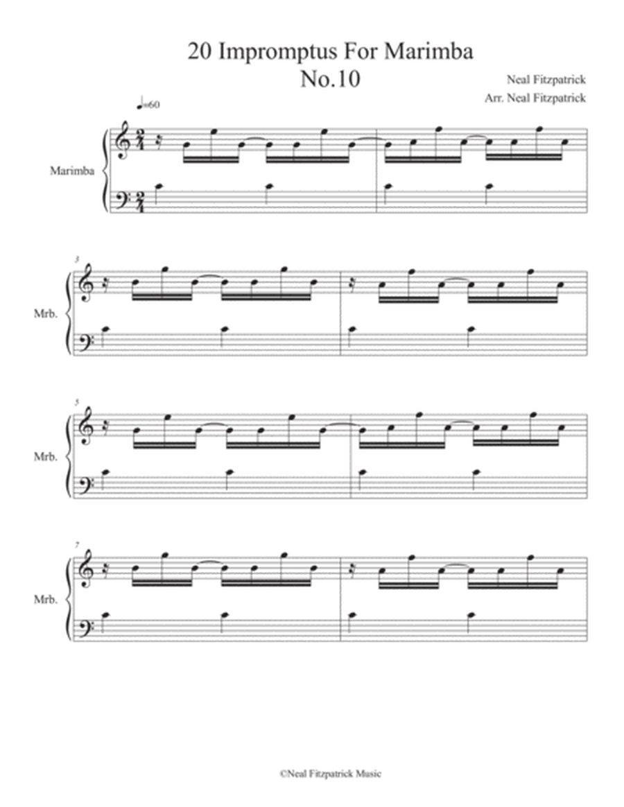 Impromptu No.10 For Marimba