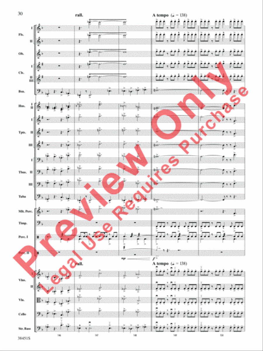 Resurgences Full Orchestra scores gallery preview page 31