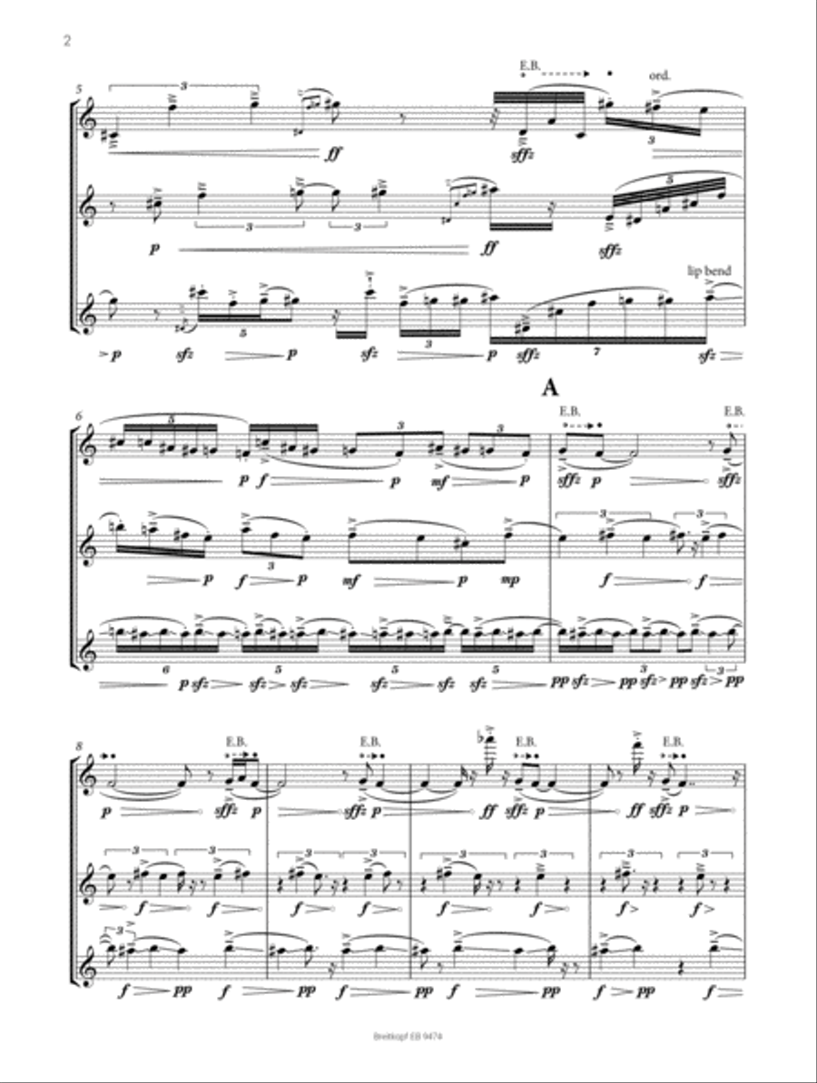 TRIO: In Space Enlaced School and Community scores gallery preview page 3
