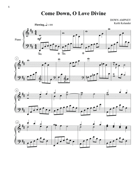 7 Piano Settings of Hymntunes by Ralph Vaughan Williams image number null