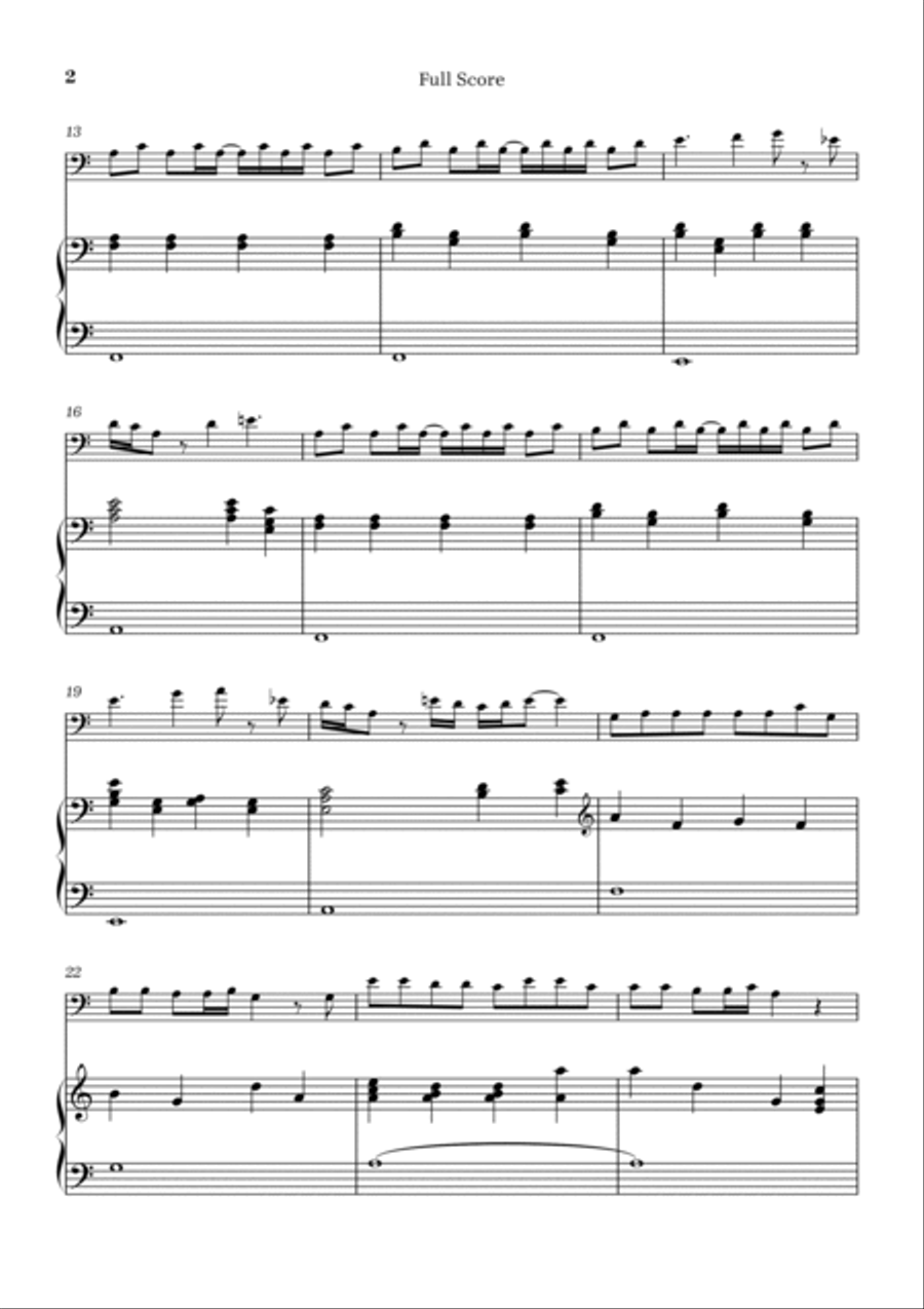 Peaches Piano scores gallery preview page 2