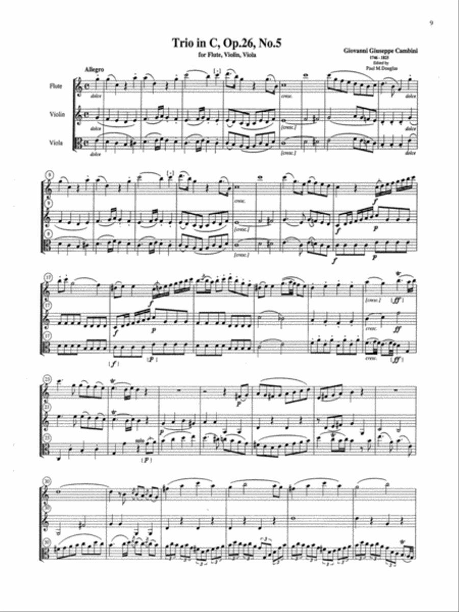 Trios, Op. 26, Nos 4-6 Trios, Op. 26, Nos 4-6 School and Community scores gallery preview page 3