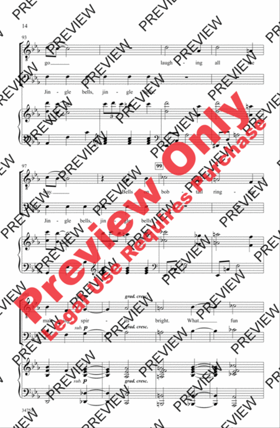 Nutcracker Jingles Nutcracker Jingles Men's Choir scores gallery preview page 26