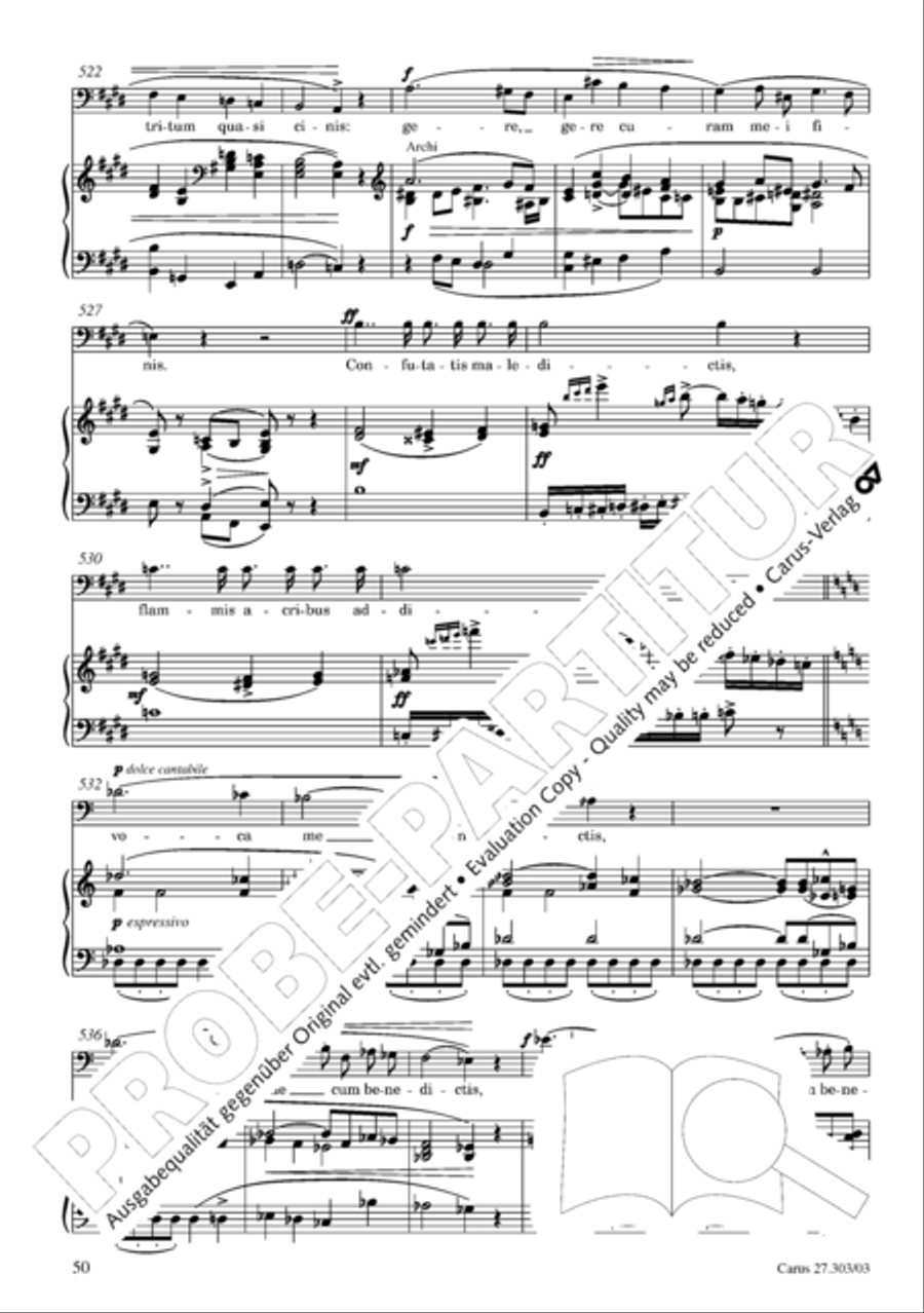 Messa da Requiem 4-Part scores gallery preview page 51