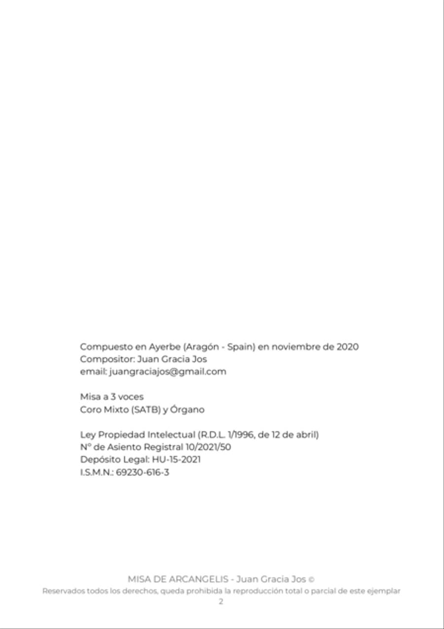 Panis Angelicus - MISA DE ARCANGELIS 4-Part scores gallery preview page 3