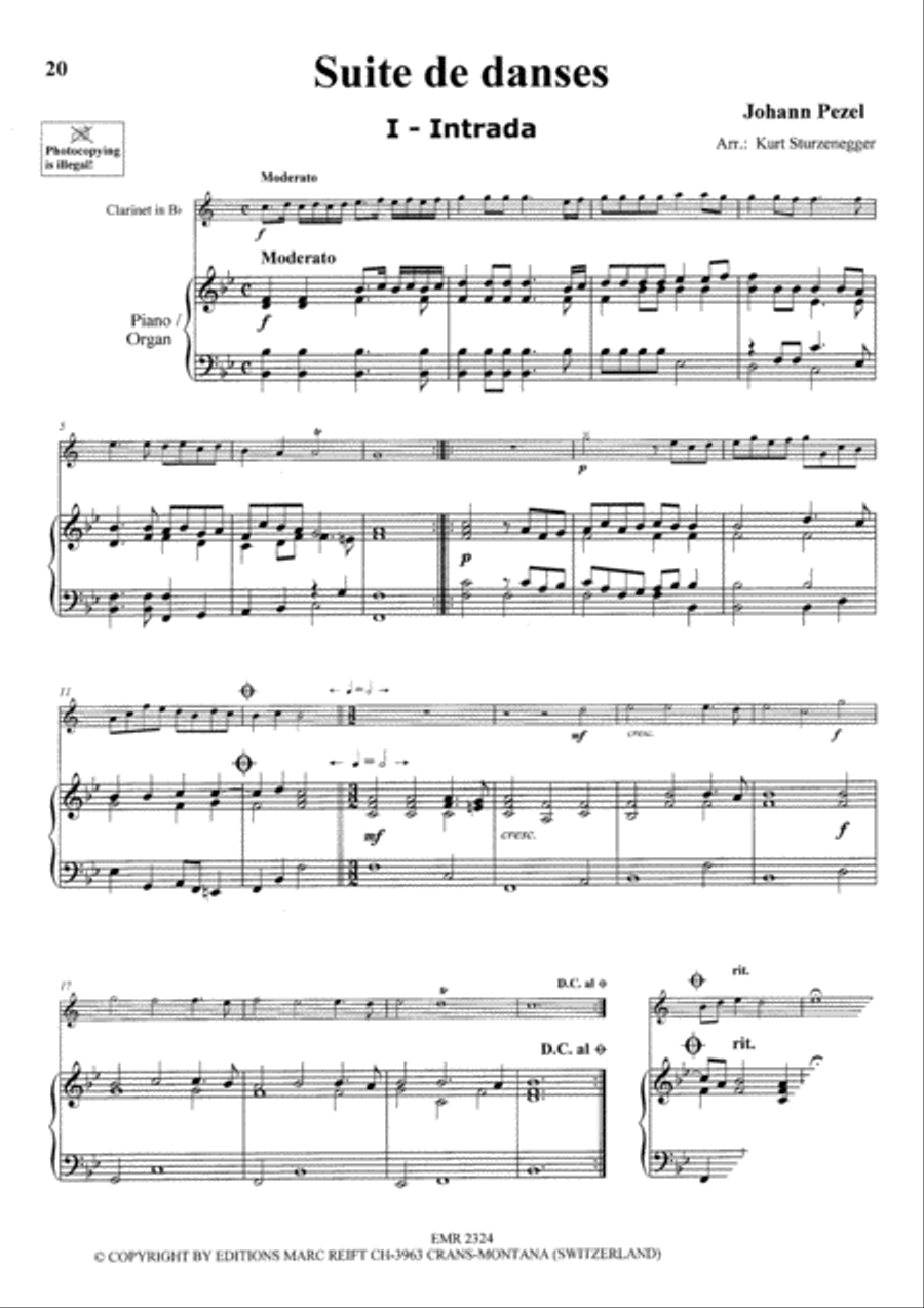 Baroque Masterpieces Baroque Masterpieces Clarinet Solo scores gallery preview page 7