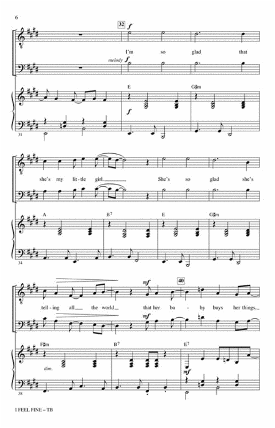 I Feel Fine I Feel Fine Choir scores gallery preview page 3
