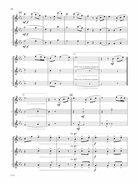 Favorite Songs of Praise (Solo-Duet-Trio with Optional Piano) by Michael Lawrence Flute - Sheet Music