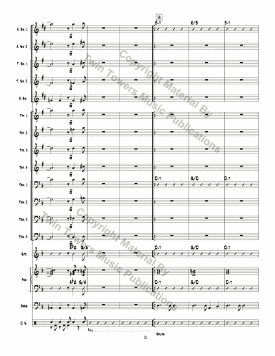 Table Time Table Time Jazz Ensemble scores gallery preview page 12