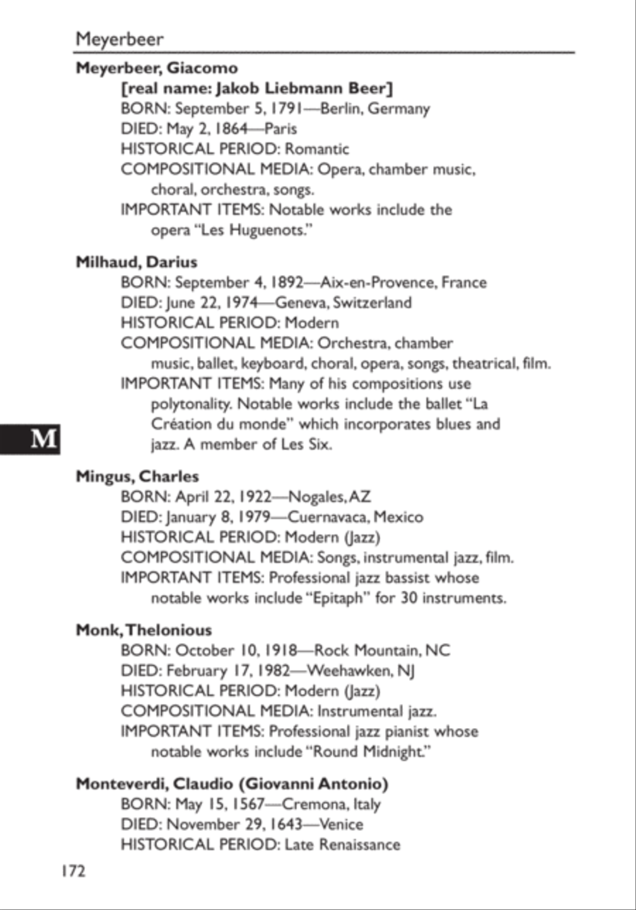 Mini Music Guides -- Dictionary of Music Collection / Songbook scores gallery preview page 4