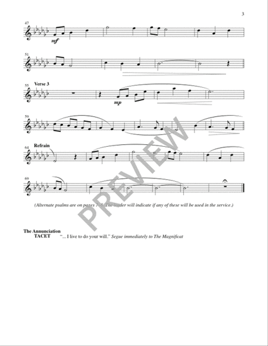 Holden Evening Prayer - Instrument edition 3-Octaves scores gallery preview page 4