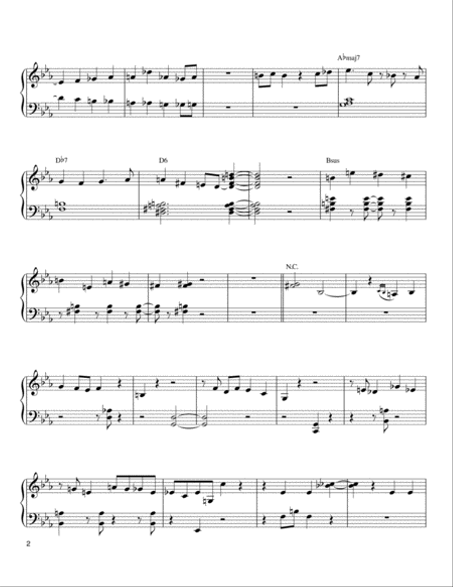 There Will Never Be Another You Piano scores gallery preview page 2