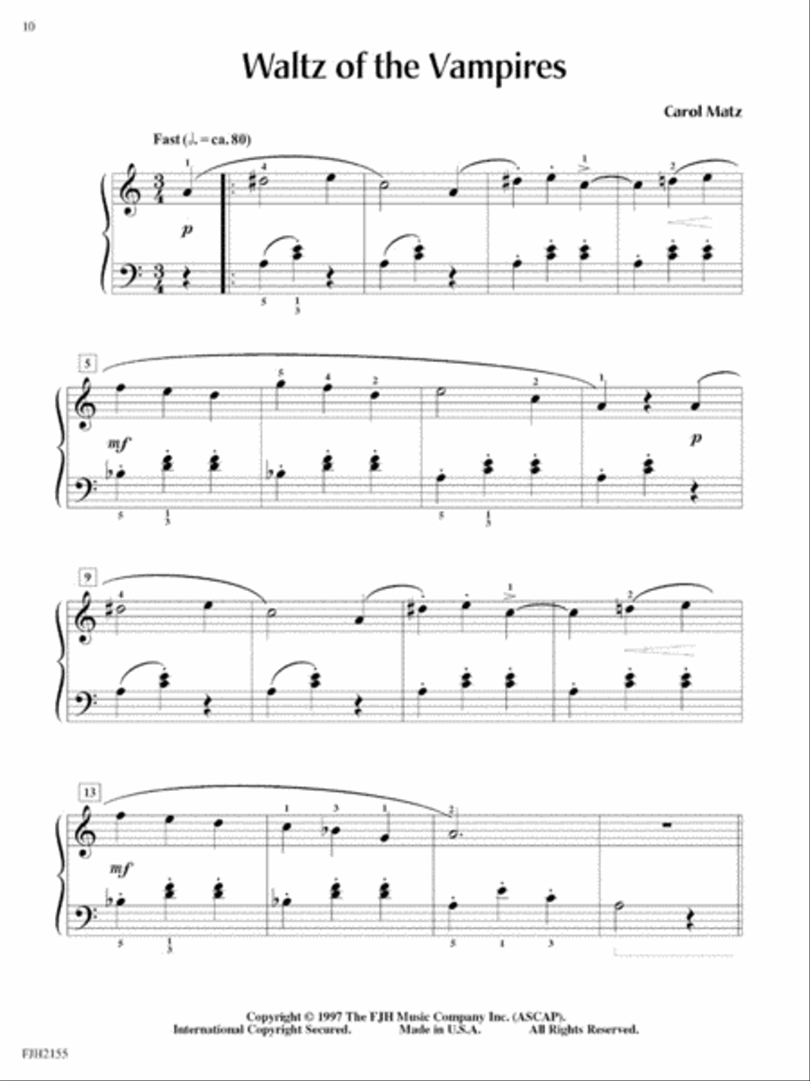 Halloween at its Best, Book 3 Piano Solo scores gallery preview page 3