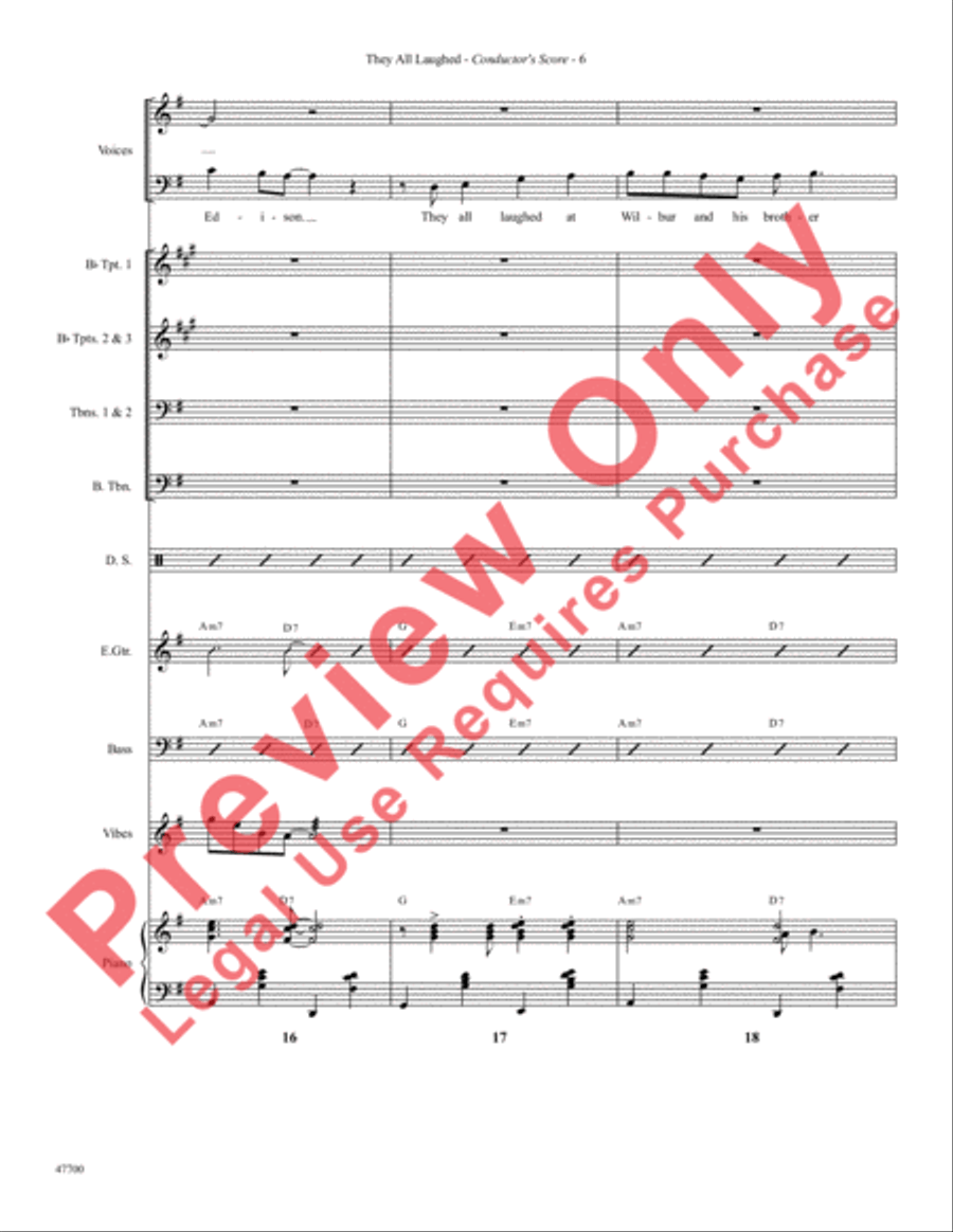They All Laughed Choir scores gallery preview page 9