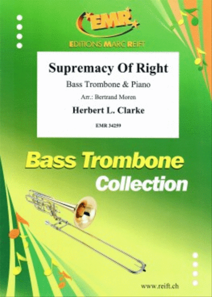Supremacy Of Right Bass Trombone scores gallery preview page 1